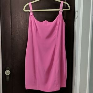 Vintage Niteline Della Roufogali pink dress size12